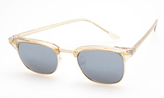Clubmaster -lasit beigen värisellä kehyksellä - Design nr. 405