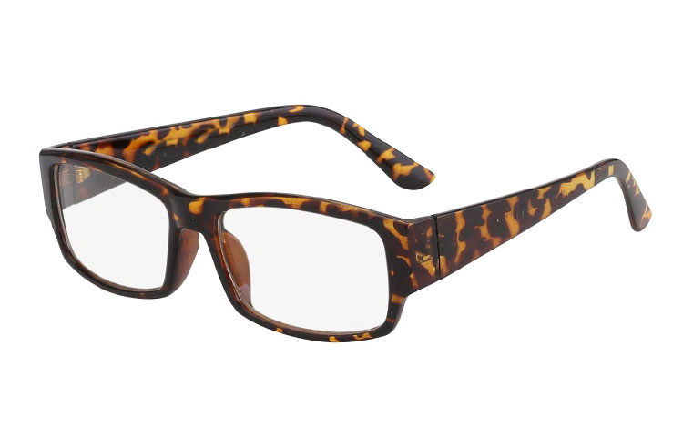 Ruskeat silmälasit ilman vahvuuksia - Design nr. 518