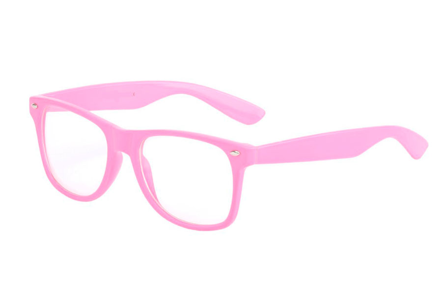 Pinkit Wayfarer -silmälasit ilman vahvuuksia - Design nr. 834
